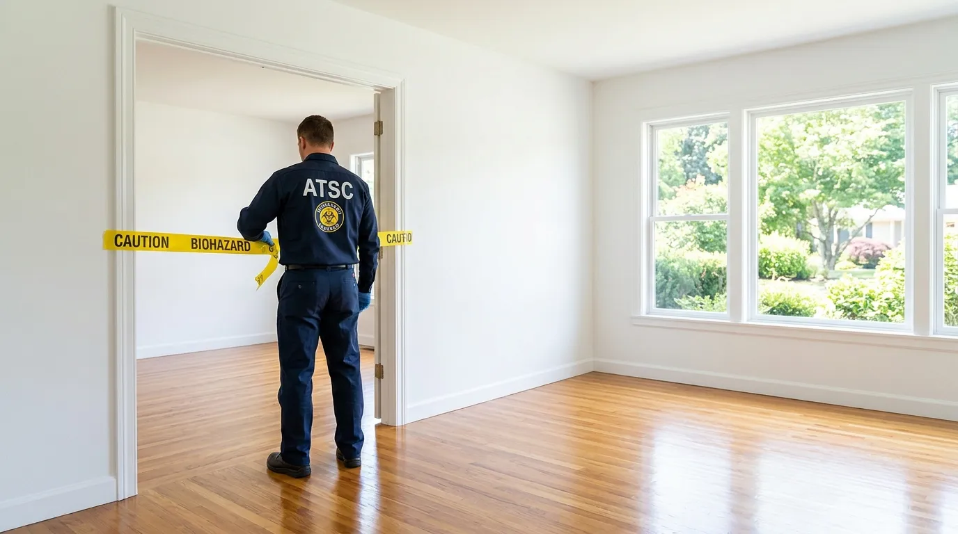 Certified biohazard cleanup crew performing Crime Scene Cleanup in Oklahoma City