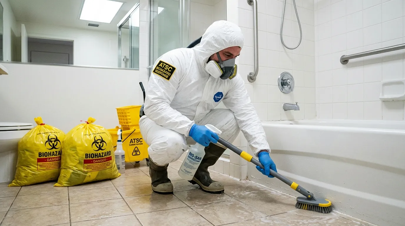 Decontamination equipment deployed for Blood Cleanup in Oklahoma City